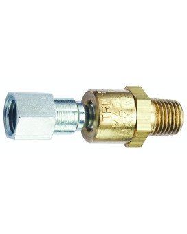 Truflate 21605 14 Npt Male Fitting X 14 Npt Female Fitting Air Line Swivel Fitting