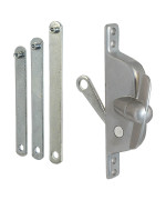 Slideco 171398 Jalousie Operator Reversible With Three Link Arms Aluminum Finish Single Pack