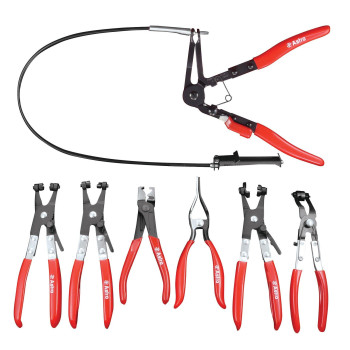 Astro 9406 Hose Clamp Plier Set 7 Piece Red