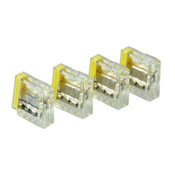 Connector 4Port Ylw100Pkpack Of 1