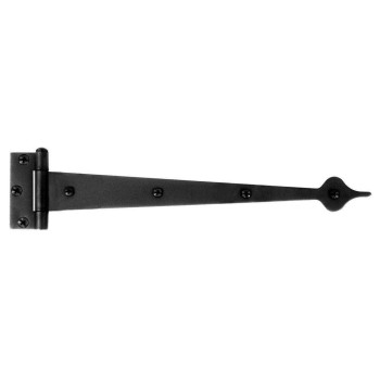 Strap Hinge 10 Blk Iron