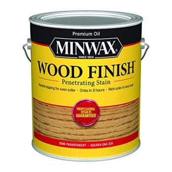 1232859 Minwax Stain Voc Gl Goak Minwax Wood Finish 250 Voc Compliant Semitransparent Golden Oak Oilbased Penetrating Wood Sta