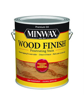 1233766 Minwax Stain Voc Glmaple Minwax Wood Finish 250 Voc Compliant Semitransparent Colonial Maple Oilbased Penetrating Wood