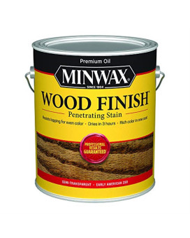 1233956 Mnwx Pntrt Stn Ea 1G Minwax Wood Finish 250 Voc Compliant Semitransparent Early American Oilbased Penetrating Wood Sta