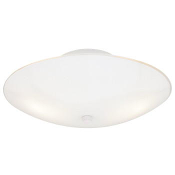 Westinghouse 66242 2 Light Semiflush Mount Ceiling Fixture White Finish