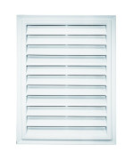 Builders Edge 120061824117 18 X 24 Rectangular Vent 117 Bright White