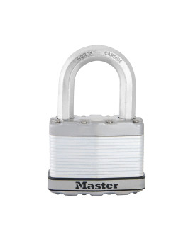 Master Lock M15Xdlf Magnum Heavy Duty Padlock With Key 1 Pack Laminated