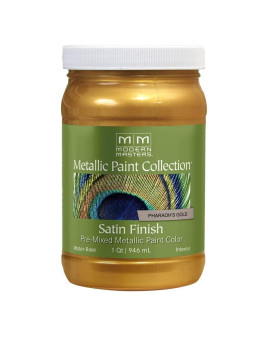 Modern Masters 1 Qt Me660 Pharaohs Gold Metallic Paint Collection Waterbased Decorative Metallic Paint