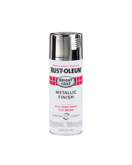 Rustoleum 7718830 Stops Rust Bright Coat Metallic Spray Paint 11 Ounce Pack Of 1 Chrome