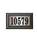 Edgewood Classic Do It Yourself Kit Polymer Frame Lighted Address Plaque