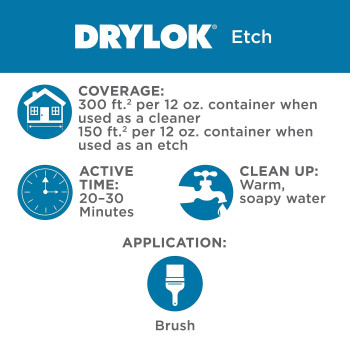 Drylok Etch Cleanr 12Oz Pack Of 1