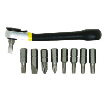 General Tools 80075 Ninepiece Ratchet Offset Screwdriver Set