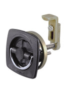 Perko 0932Dp2Blk Flushmount Nonlocking Latch With Offset Adjustable Cam Bar For 118 To 2 Diameter Black