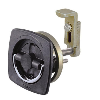 Perko 0932Dp2Blk Flushmount Nonlocking Latch With Offset Adjustable Cam Bar For 118 To 2 Diameter Black