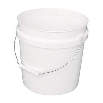 Leaktite White 2 Gal Plastic Bucket