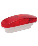 Roadpro Rp6064R Oval Side Marker Light 65 Inch X 225 Inch Trailer Light Sealed 12V 32Watt Red