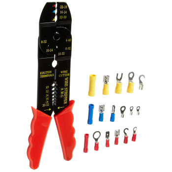 44 Piece Terminal Kit Crimping Tool