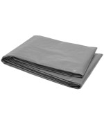 Extra Heavyduty Tarp 6Mil Protective Canvas 10Feet X 12 Feet Cargo Control Gray Rphdtp1012