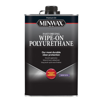 Minwax 60910000 Wipeon Poly Quart Satin 32 Fl Oz