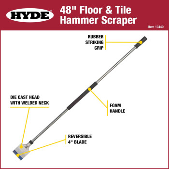 Floor Scraper4 W48Hdle Pack Of 1