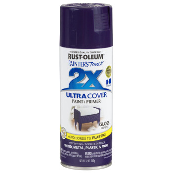 Rustoleum 249097 Painters Touch 2X Ultra Cover 12 Ounce Pack Of 1 Gloss Purple