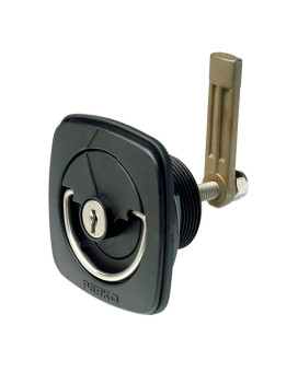 Perko 1081Dp3Blk Flushmount Locking Latch For 38 To 78 Thick Smoothcarpeted Surface Fits 238 Hole 1116 To 29