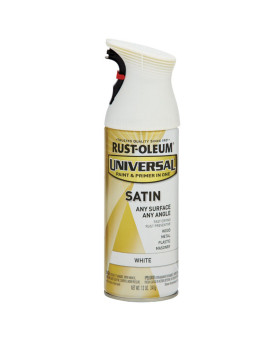 Universal Satin White Pack Of 6