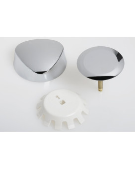 Geberit Readytofitset D52 For Bathtub Drain With Turn Handle Actuation Bright Chromeplated