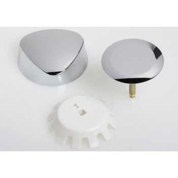 Geberit Readytofitset D52 For Bathtub Drain With Turn Handle Actuation Bright Chromeplated