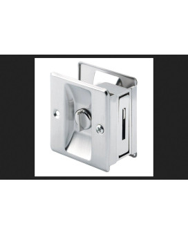 Slideco 164159 Satin Nickel Pocket Door Privacy Lock Single Pack