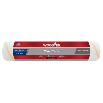 Wooster Brush Rr64314 Prodooz Shed Resistant Paint Roller 12 In Nap 14 In L Woven Fabric Cover 14 Inch