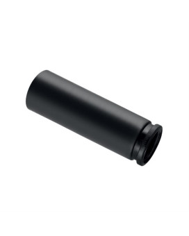 Geberit Pe Straight Connector With Ring Seal Socket D90Mm D190Mm Black