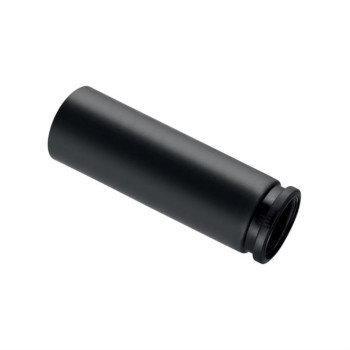 Geberit Pe Straight Connector With Ring Seal Socket D90Mm D190Mm Black