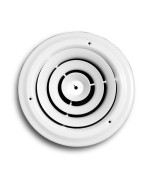 Truaire C80008 8Inchduct Opening Measurements Round Ceiling Air Diffuser 8 Inch Whitepowder Coated