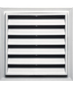 Builders Edge 120051212117 12 X 12 Square Vent 117 Bright White