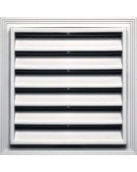 Builders Edge 120051212117 12 X 12 Square Vent 117 Bright White