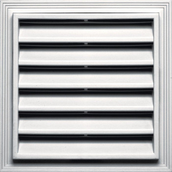 Builders Edge 120051212117 12 X 12 Square Vent 117 Bright White