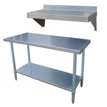 Sportsman Series Sswset Stainless Steel Table And Shelf Set