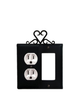 Heart Single Outlet And Gfi Cover