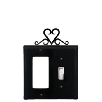 Heart Single Gfi And Switch Cover