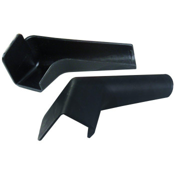 Jr Products 655Bka Black Rigid Extended Rain Gutter Spout