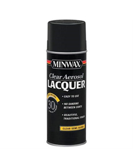 1239953 Minwx Lacqur Sg 1225Oz Minwax Semigloss Clear Oilbased Brushing Lacquer 1225 Oz Pack Of 6