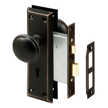 Mortise Lock Set Orbrnz Pack Of 1