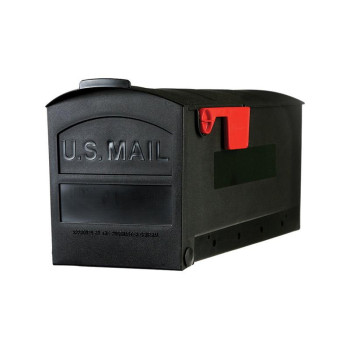 Mailbox Roughneck Blk Sm Pack Of 1