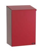 Allux 100 Top Loading Wall Mount Mailbox In Red