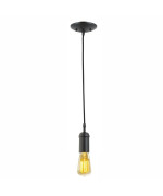 Globe Electric 64906 1 Light Mini Pendant Light Fixture Matte Black