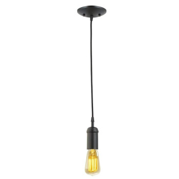 Globe Electric 64906 1 Light Mini Pendant Light Fixture Matte Black