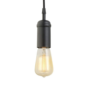 Globe Electric 64906 1 Light Mini Pendant Light Fixture Matte Black