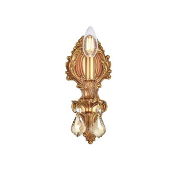 Elegant Lighting 9601W5Fggtrc 5 W X 115 H In Monarch Wall Sconce Royal Cut French Gold