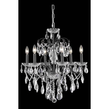 Elegant Lighting 2016D24Dbrc 24 D X 21 In St Francis Collection Hanging Fixture Royal Cut Dark Bronze